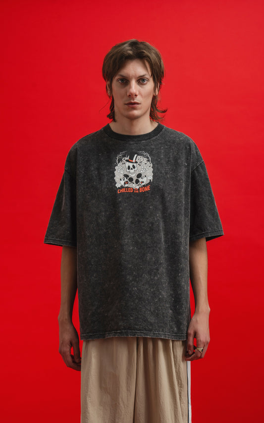 Remera Disney Back to Skull [ Nevado]