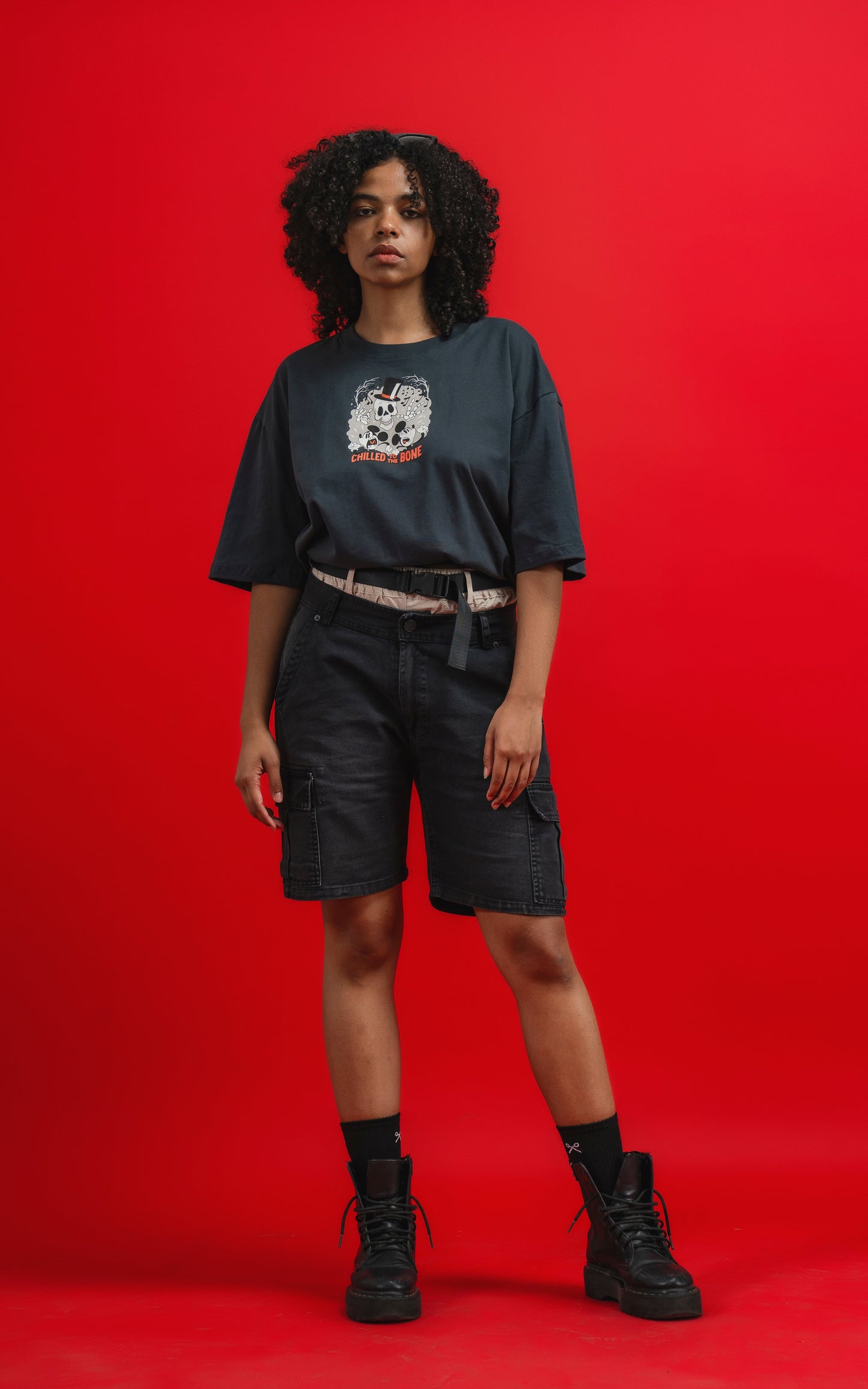 Remera Disney Back to Skull [ Carbon ]