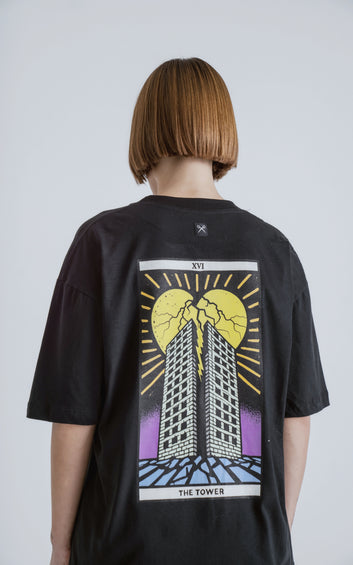 REMERA LA TORRE [ NEGRO ]
