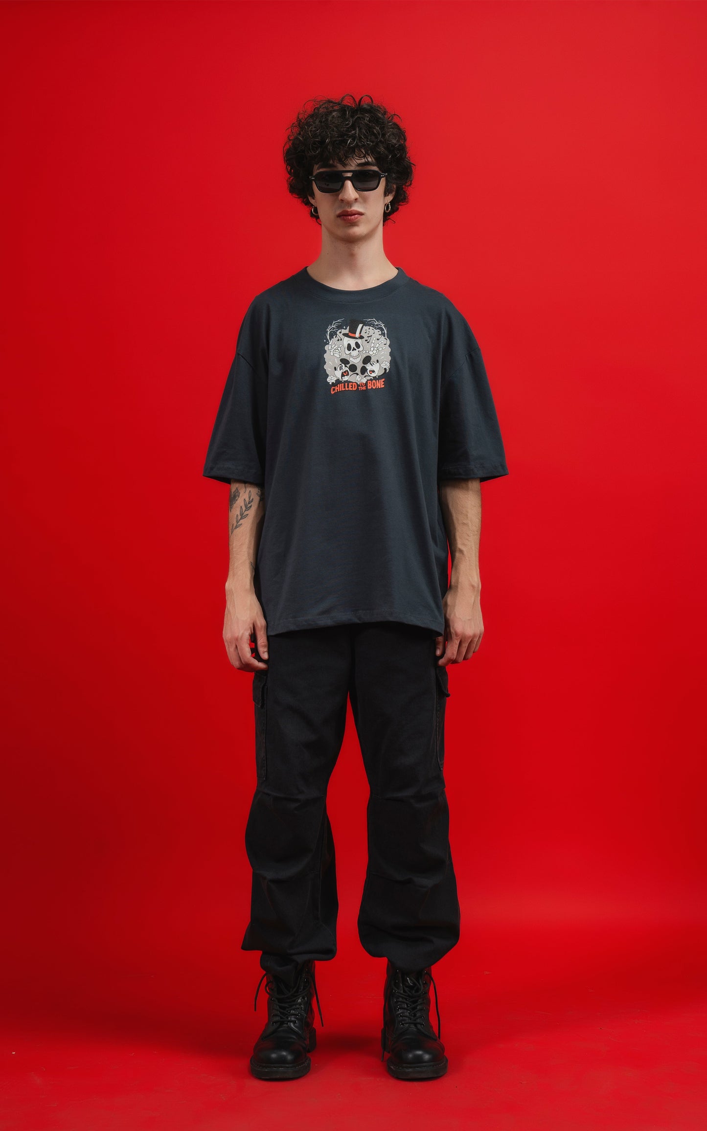 Remera Disney Back to Skull [ Carbon ]