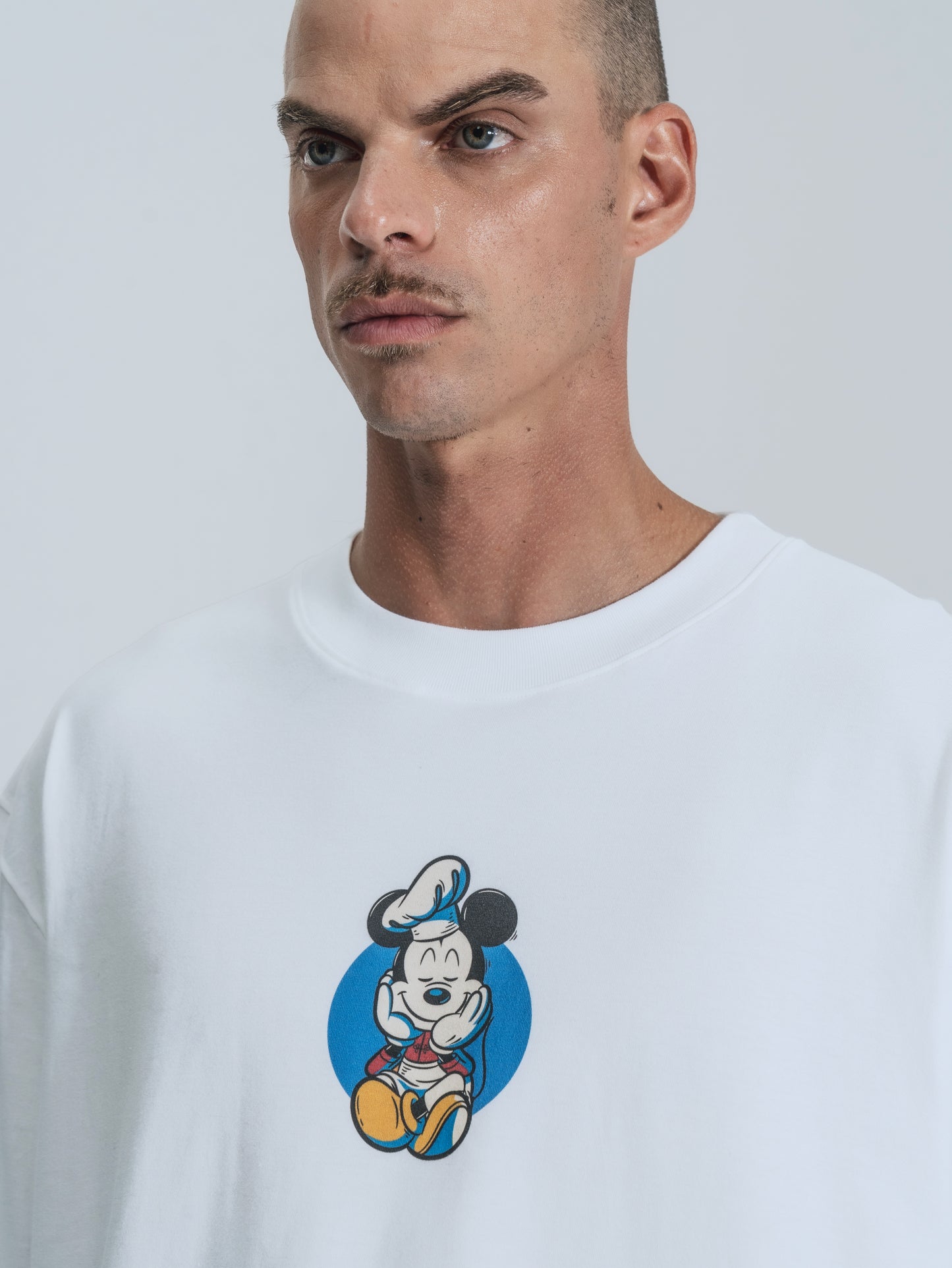 Remera Disney Chef Mickey [ Blanco ]
