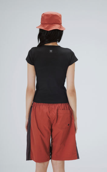 REMERA BABY TEE [ NEGRO ]