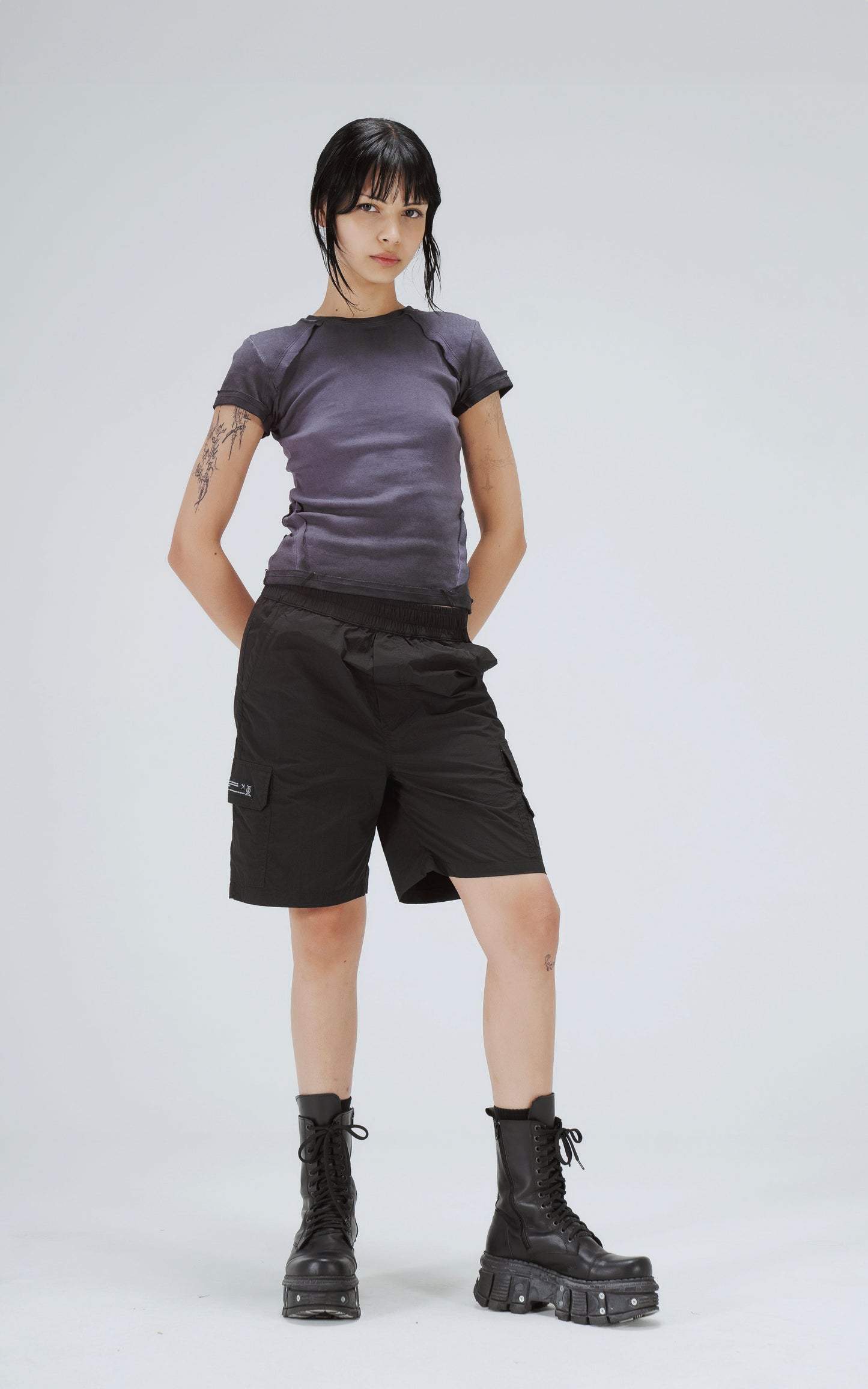 Remera Baby Tee Futuro [ Violeta ]