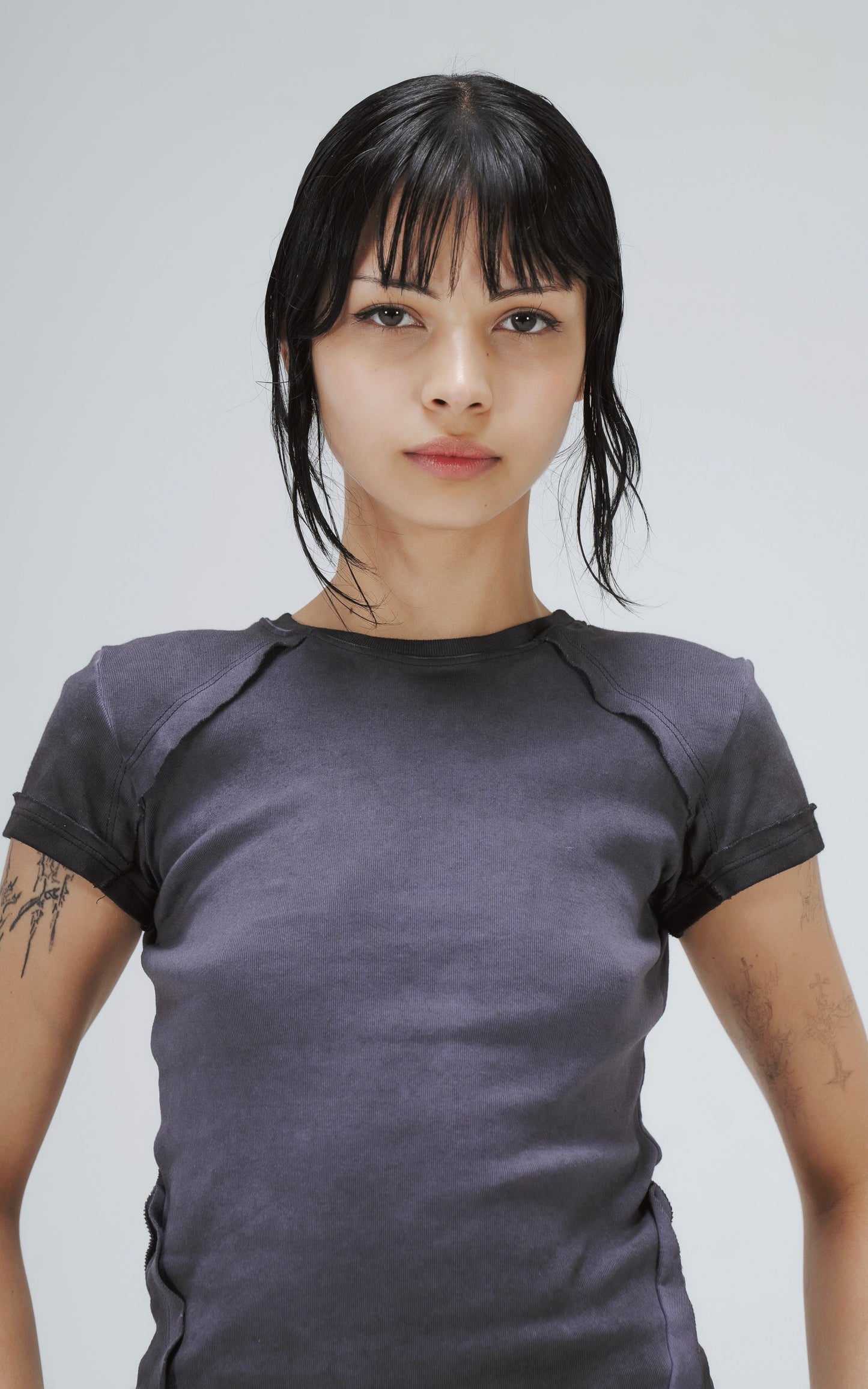 Remera Baby Tee Futuro [ Violeta ]