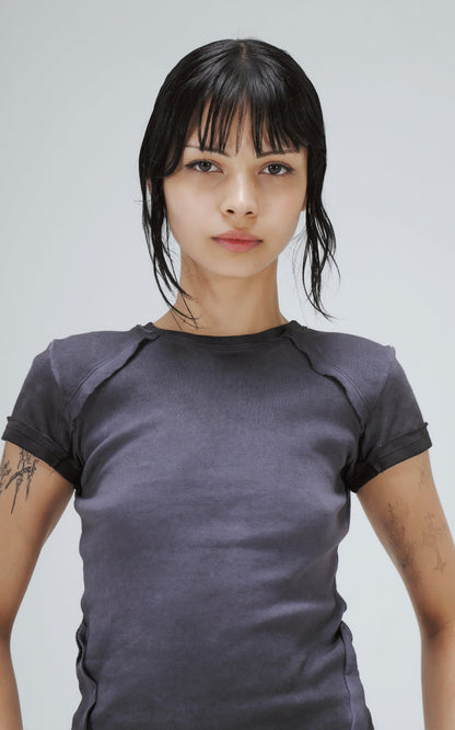 Remera Baby Tee Futuro [ Violeta ]