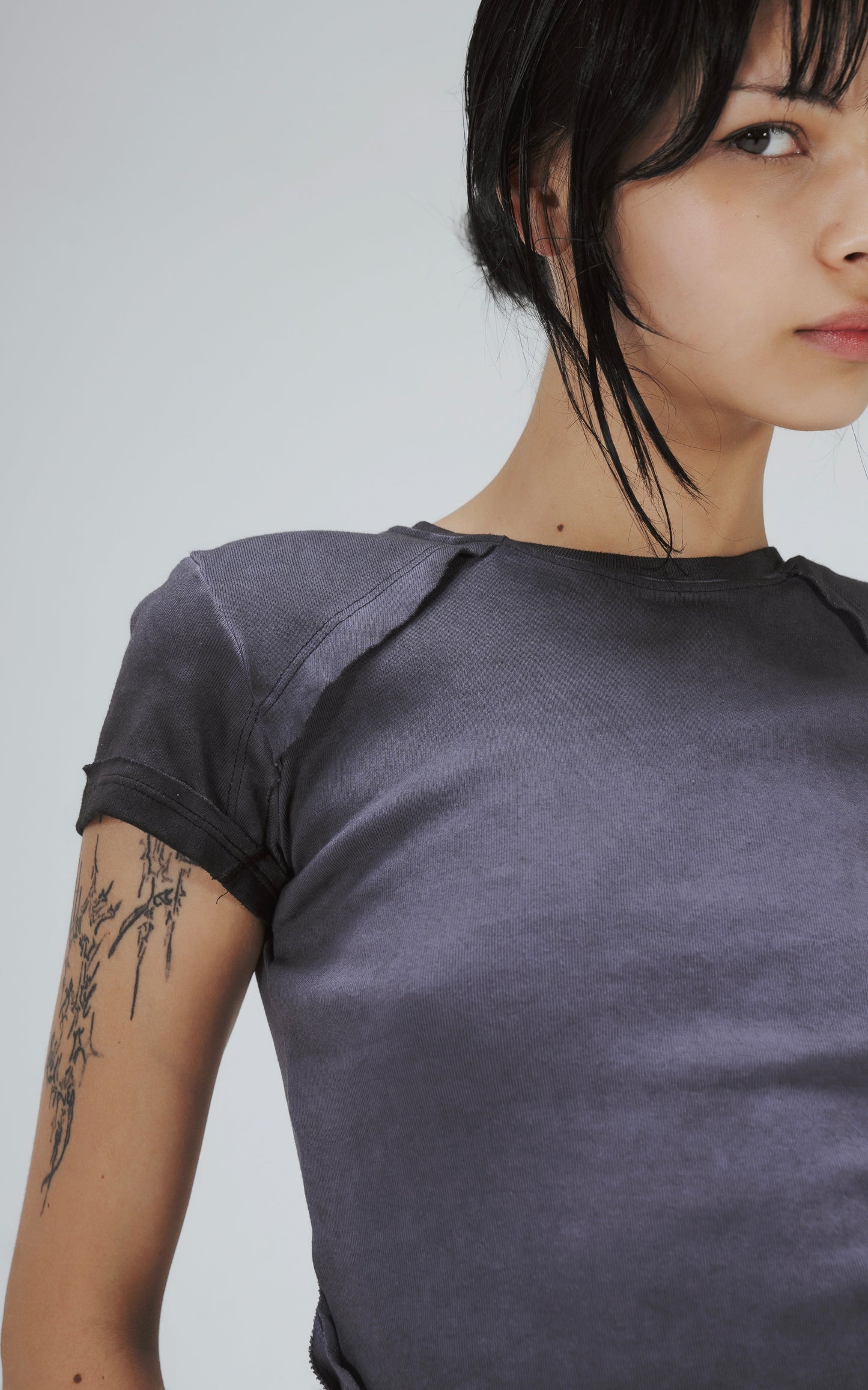 Remera Baby Tee Futuro [ Violeta ]