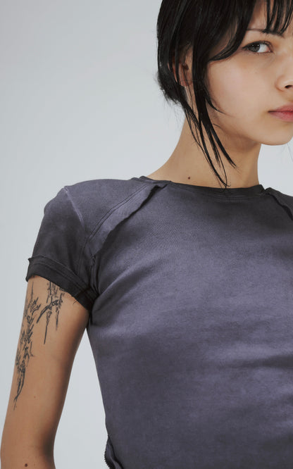 Remera Baby Tee Futuro [ Violeta ]