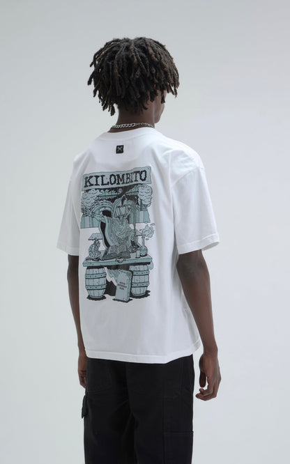 Remera Kilombito Mal [ Blanco ]