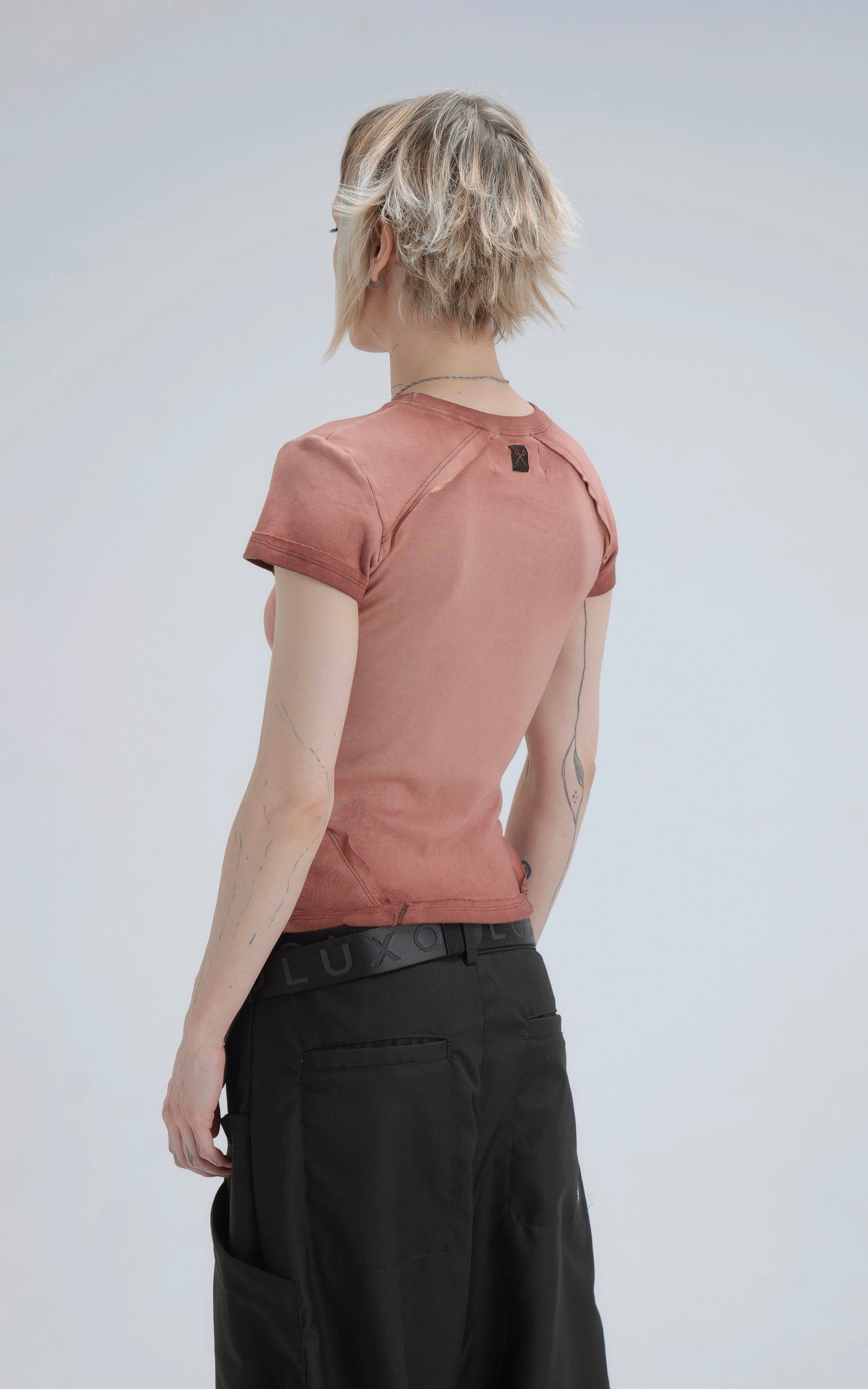 Remera Baby Tee [ Rosa ]