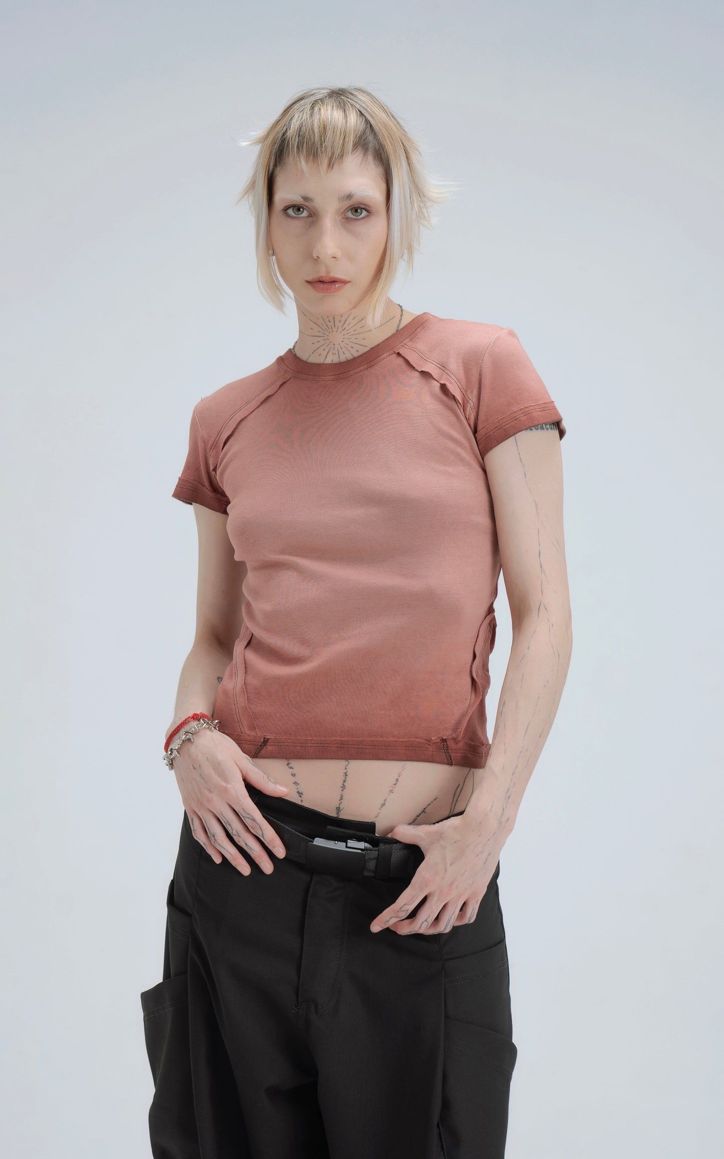 Remera Baby Tee [ Rosa ]