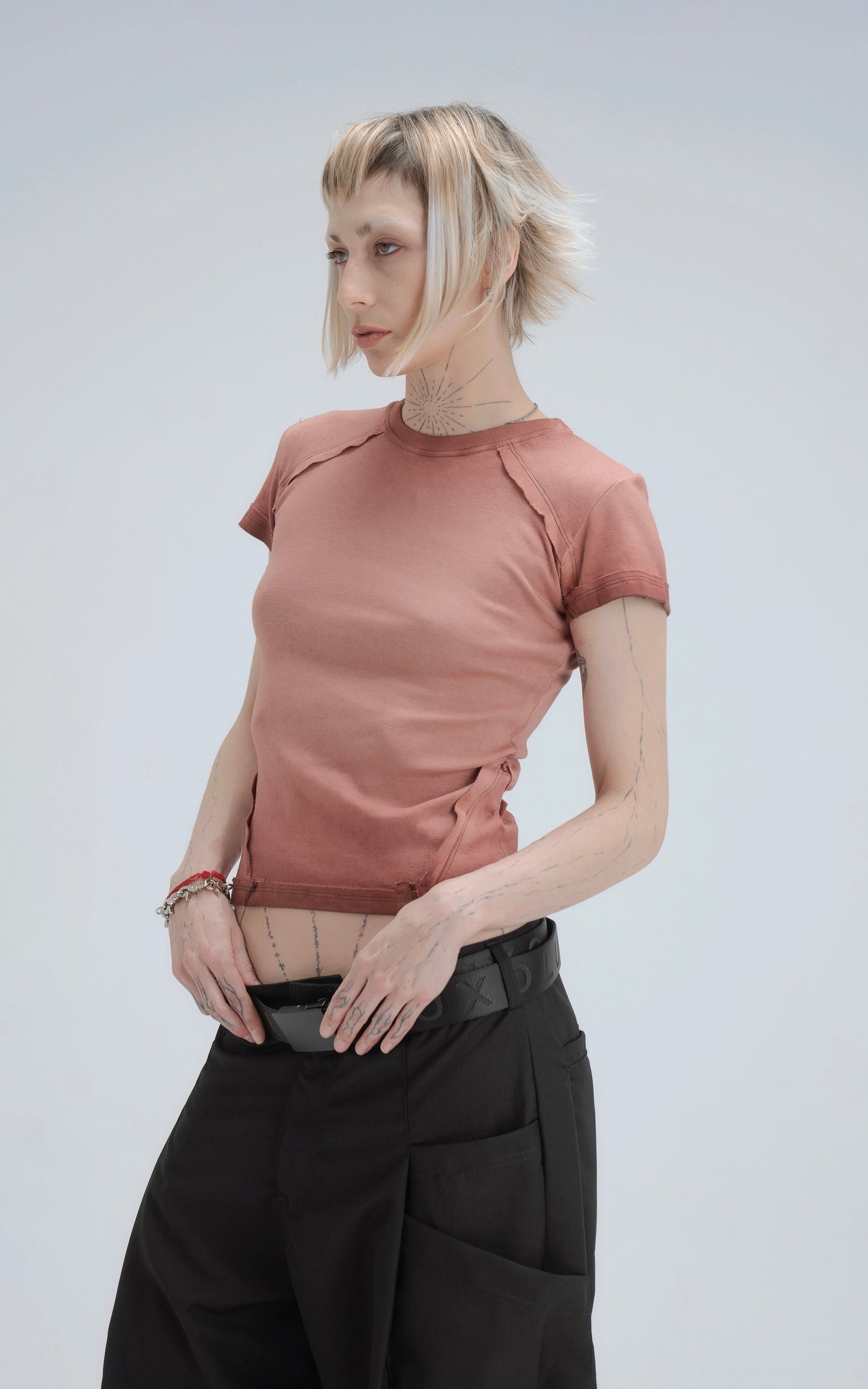 Remera Baby Tee [ Rosa ]
