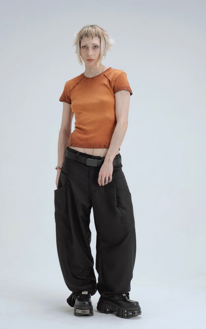 Remera Baby Tee [ Cañamo P. Chocolate ]
