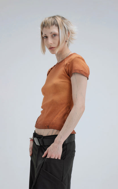 Remera Baby Tee [ Cañamo P. Chocolate ]