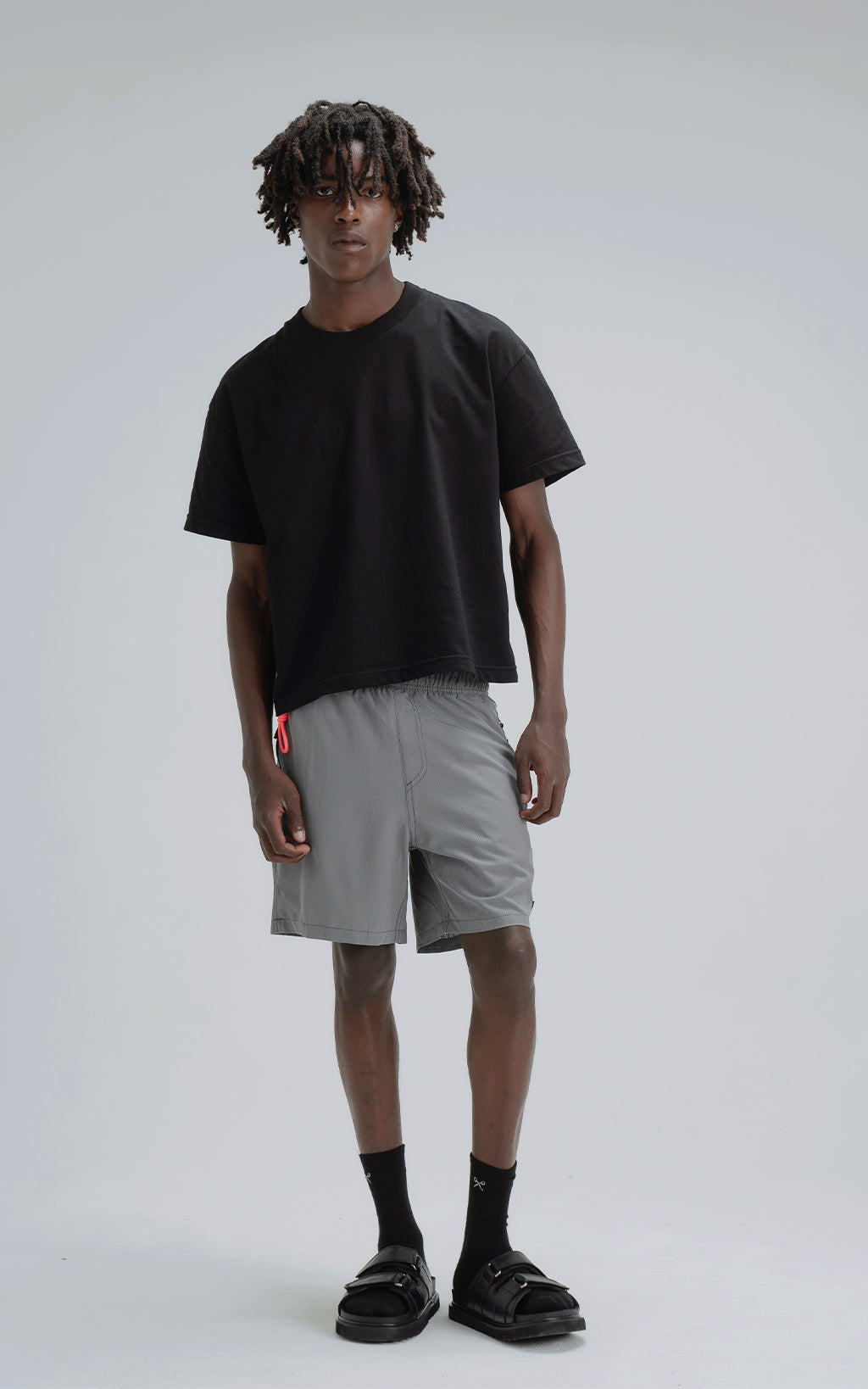 Short Zipper [ Carbon ]