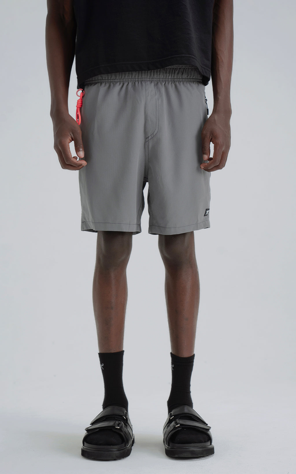 Short Zipper [ Carbon ]