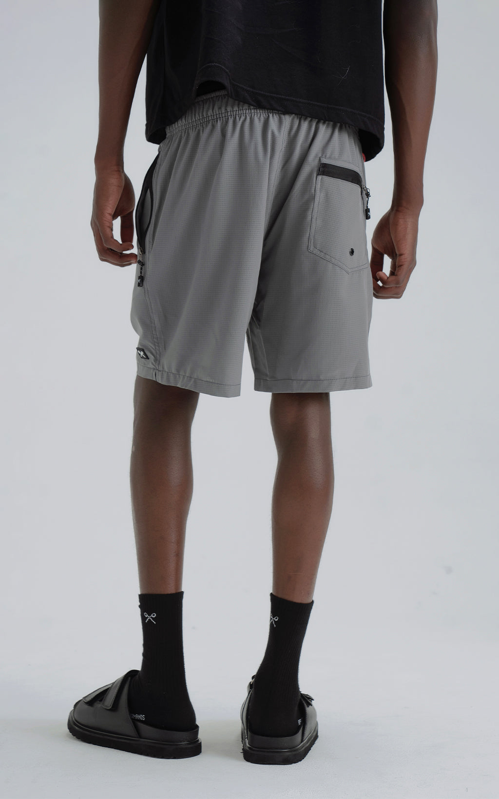 Short Zipper [ Carbon ]