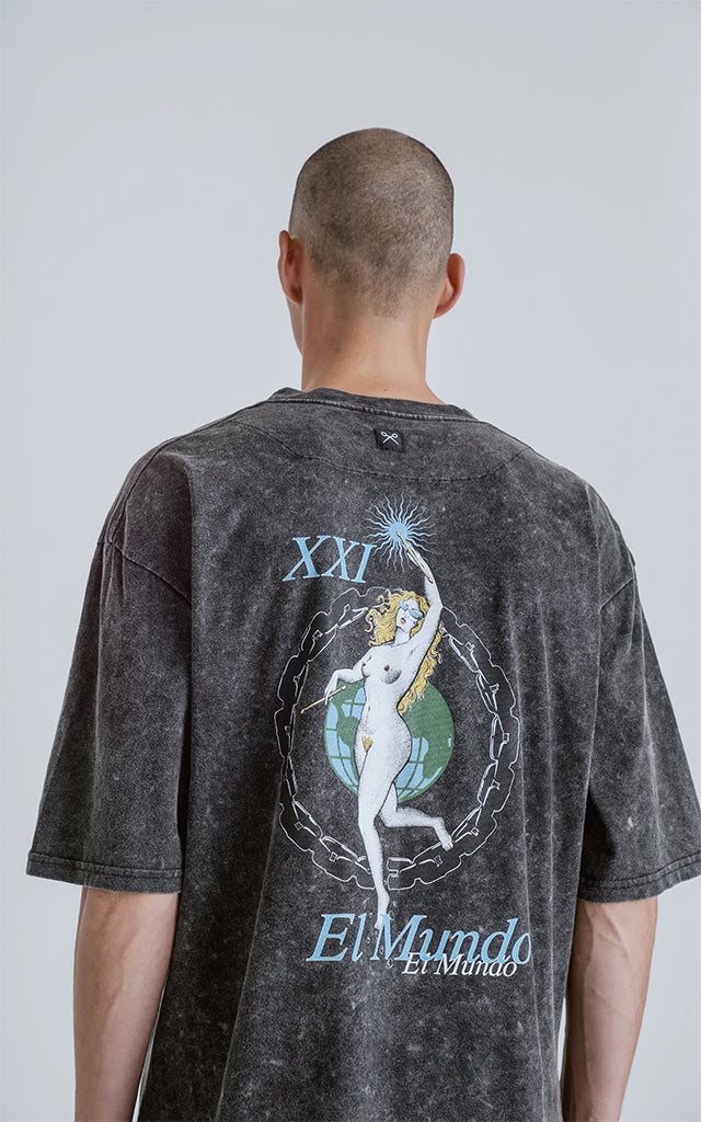 Remera El Mundo[ Nevado ]