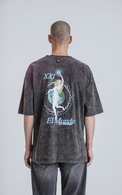 Remera El Mundo[ Nevado ]