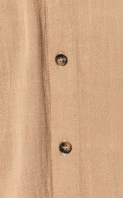 Camisa Lino Nice [ Beige ]