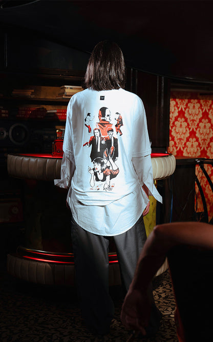 Remera Pulp Fiction [ Blanco ]