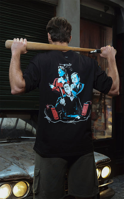 Remera Bastardos [ Negro ]