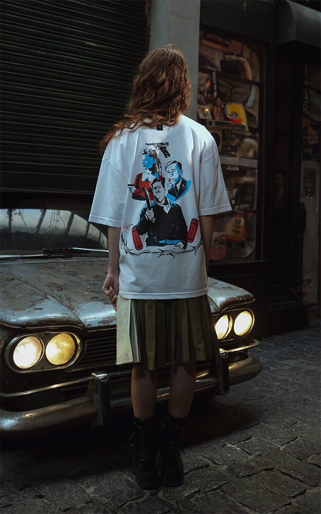 Remera Bastardos [ Blanco ]