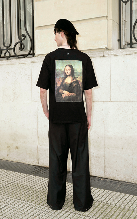 Remera Leonardo Da Vinci [ Negro ]