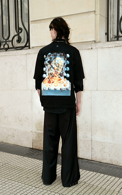 Remera Salvador Dalí [ Negro ]
