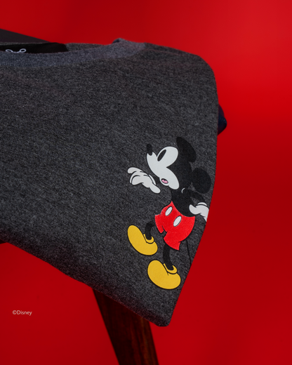 Remera Disney Shadow [ Melange Oscuro ]