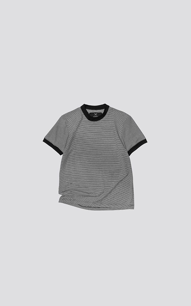 Remera Daily Tee [ Rayado Negro ]