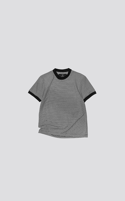Remera Daily Tee [ Rayado Negro ]