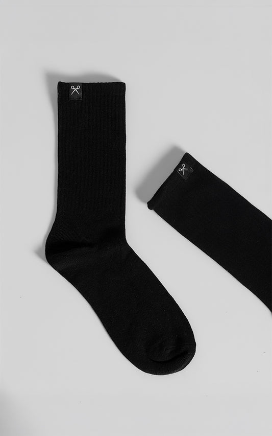 Medias P.M. Pack x 2 [ Negro - Negro ]