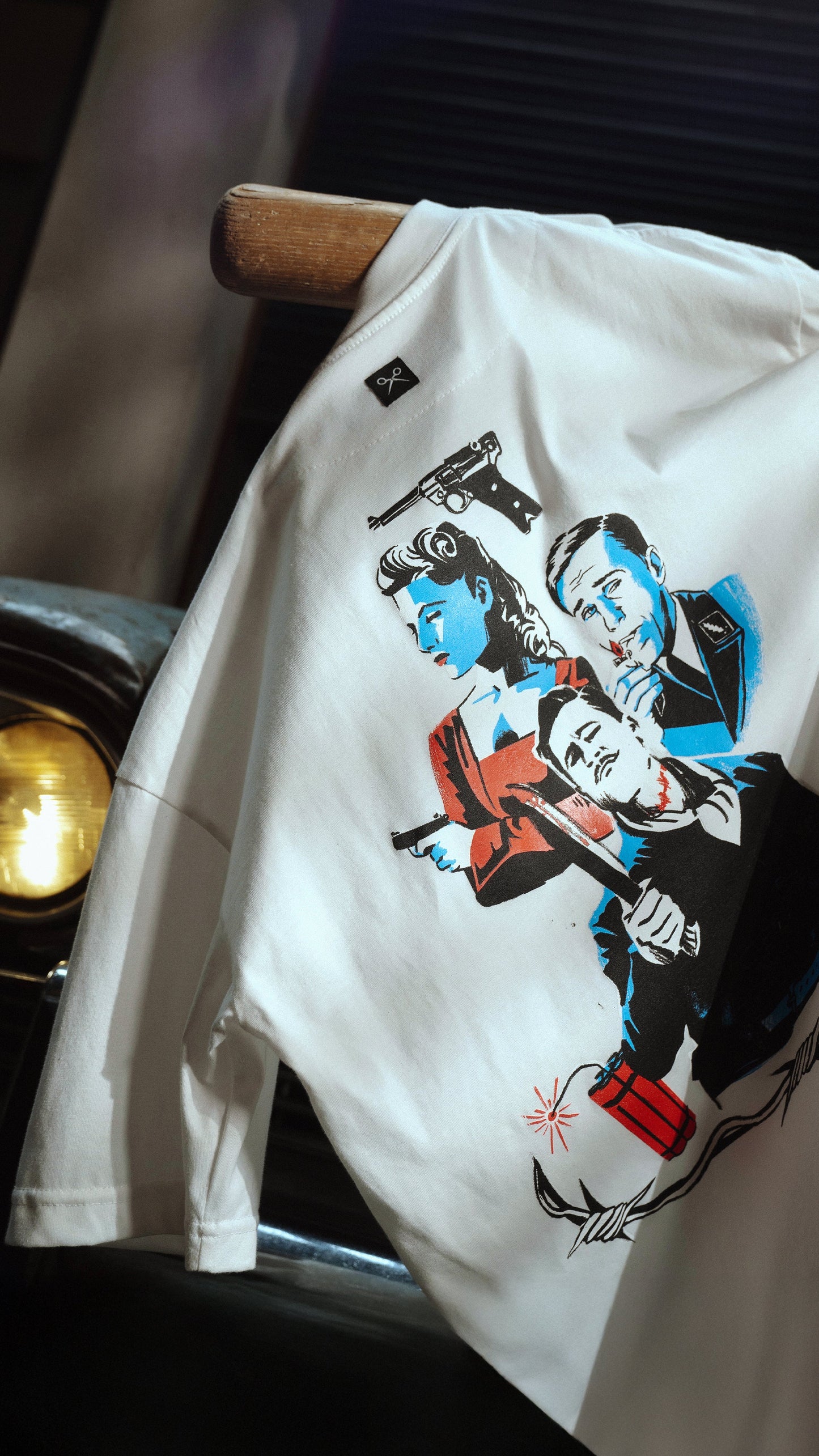 Remera Bastardos [ Blanco ]