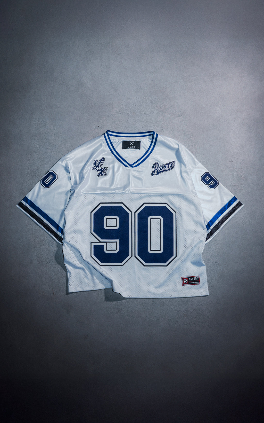 Camiseta Ravers Nfl [ Blanco / Azul ]