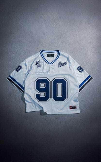 Camiseta Ravers Nfl [ Blanco / Azul ]
