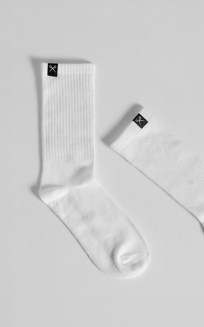 Medias P.M. Pack x 2 [ Blanco - Blanco ]