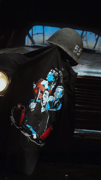 REMERA BASTARDOS [ NEGRO ]