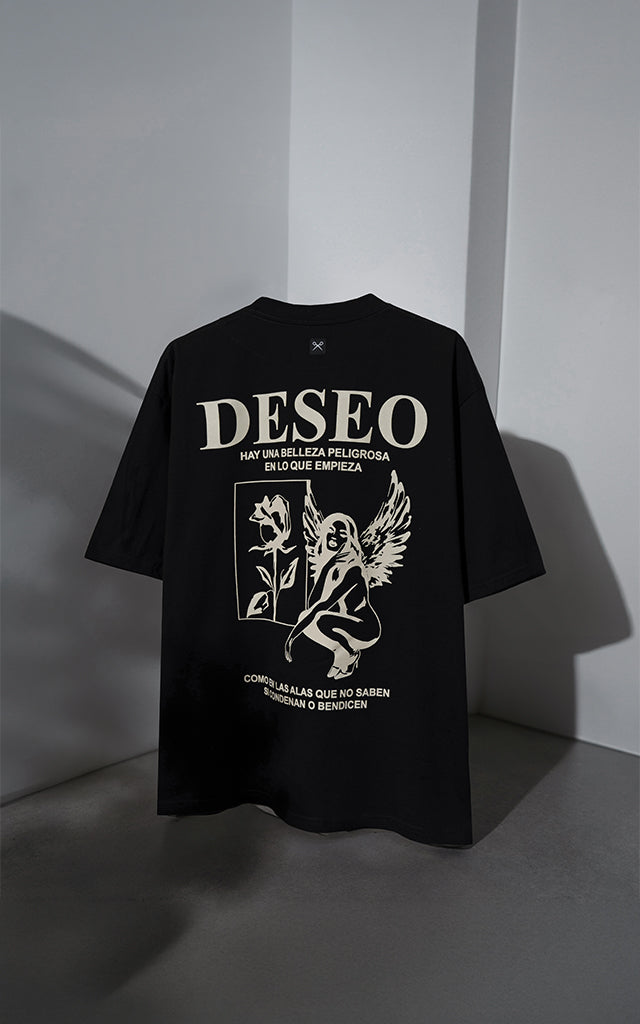 Remera Deseo [ Negro ]
