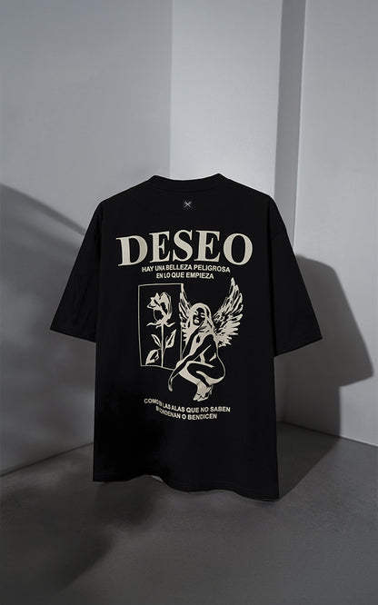 Remera Deseo [ Negro ]