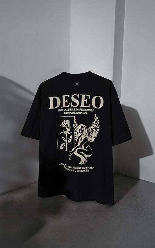 Remera Deseo [ Negro ]
