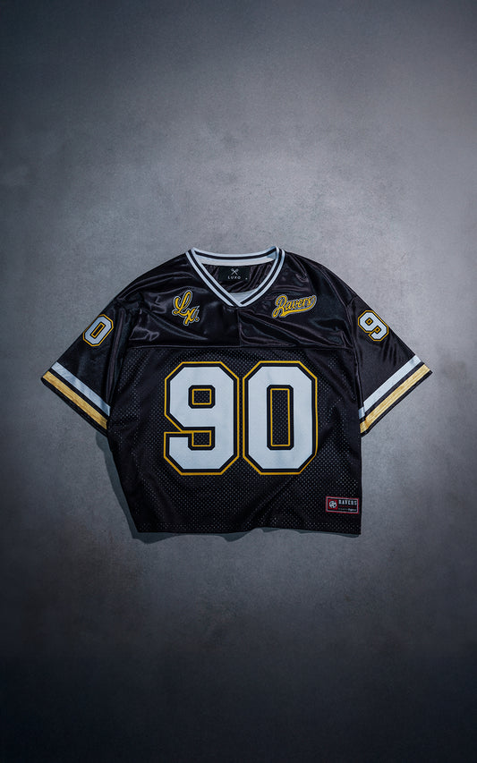 Camiseta Ravers Nfl [ Negro / Amarillo ]