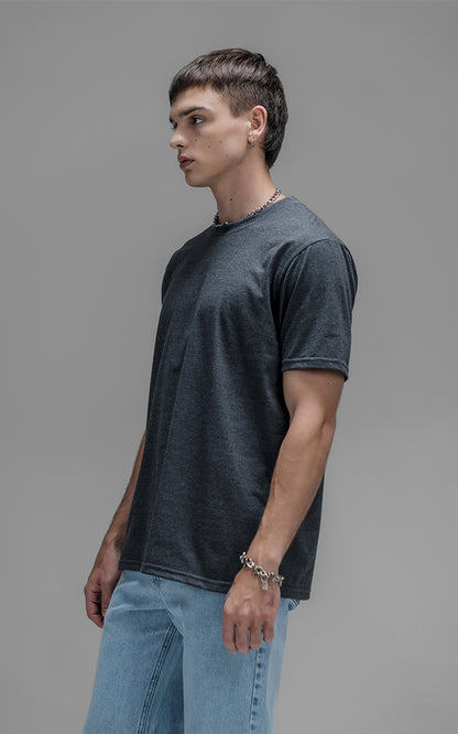 Remera B2basic Premium [ Melange Oscuro ]