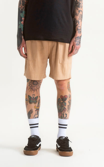Bermuda Lino Nice [ Beige ]