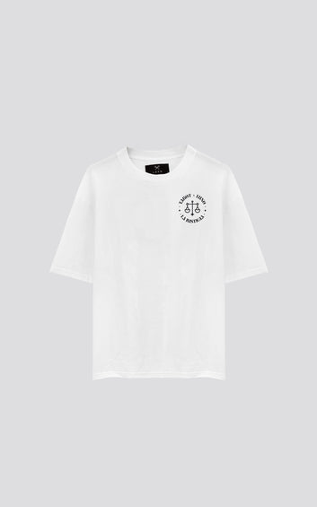 REMERA LA JUSTICIA [ BLANCO ]