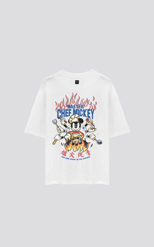 REMERA DISNEY CHEF MICKEY [ BLANCO ]