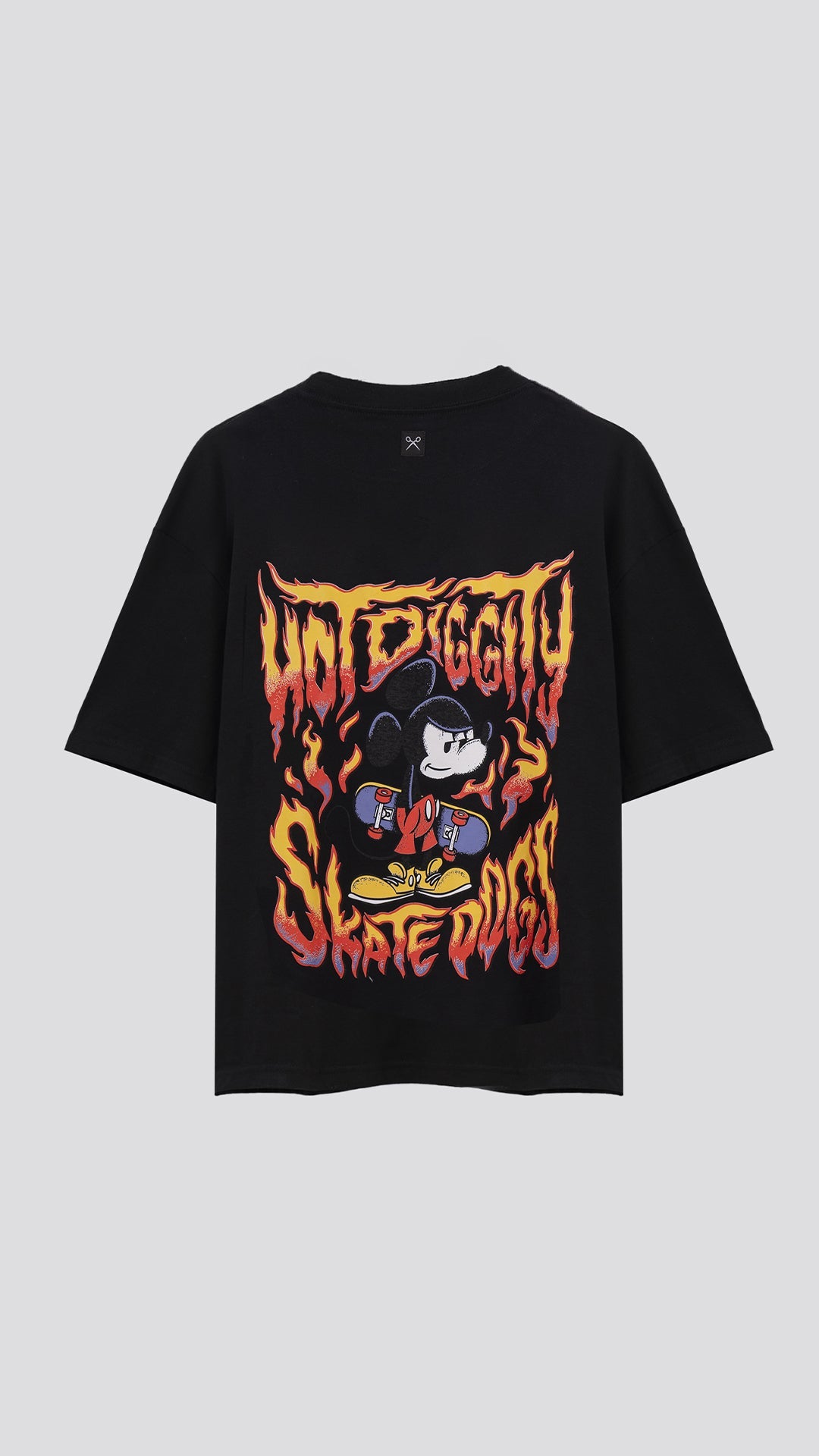 Remera Disney Skateflow [ Negro ]