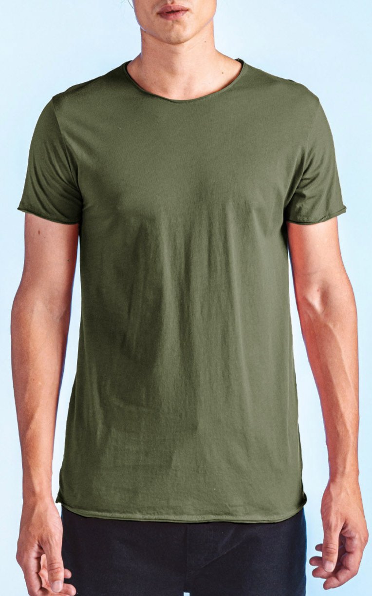 REMERA MOORE BASIC [ MILITAR ]