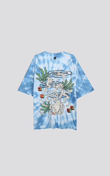 REMERA HUMO [ BATIK CELESTE ]