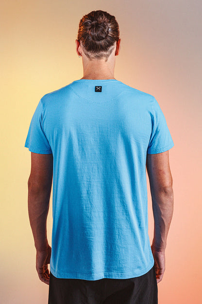 Remera Relax Fit Pima 50.1 [ Celeste ]