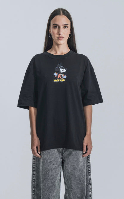 Remera Disney Skateflow [ Negro ]